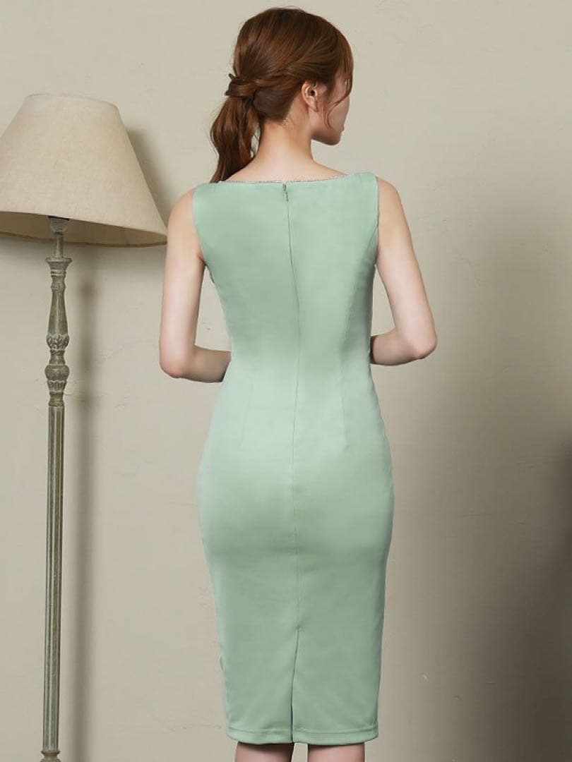 Veautt ヴュート　タイト　ドレス　キャバ　フリル　angelr XS