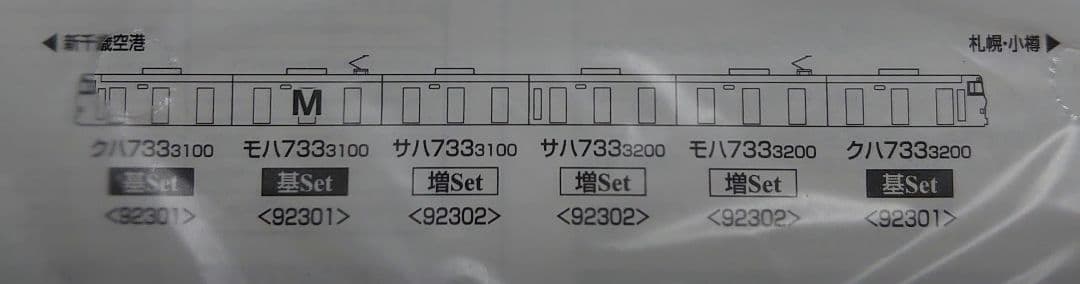 ライトHG化 JR 733 3000系 エアポート TOMIX 新品近