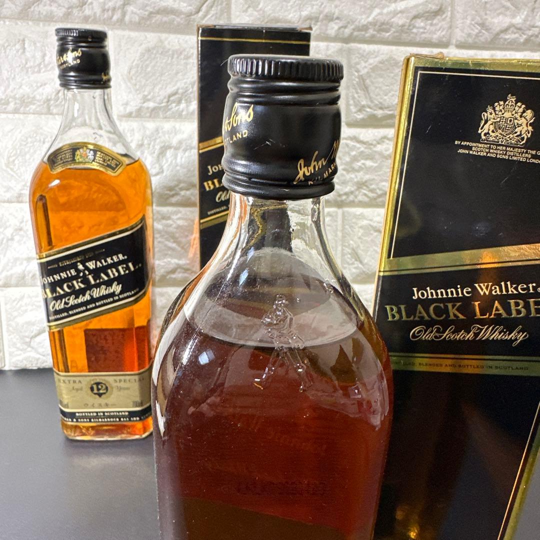 ジョニーウォーカー古酒 12年 エクストラスペシャル 黒キャップ 2本 未開封