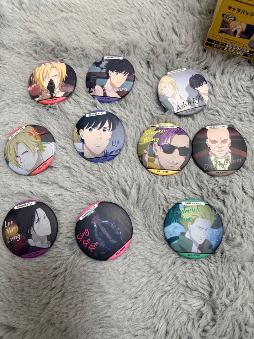 BANANA FISH 缶バッジ3箱セット