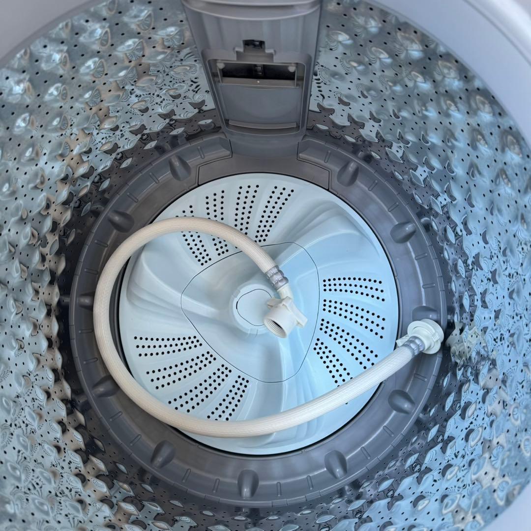 54⭐️2024年製美品★ニトリ　洗濯機　6KG 一人暮らし　ガラストップ