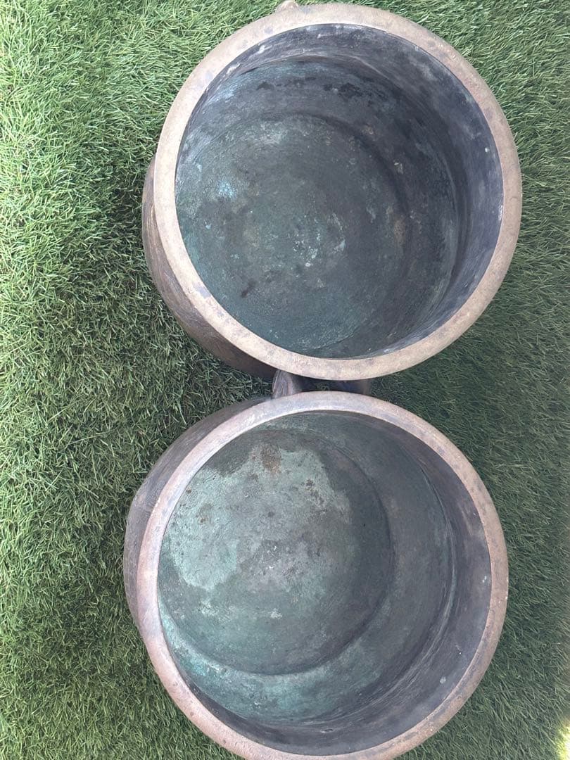 火鉢2個