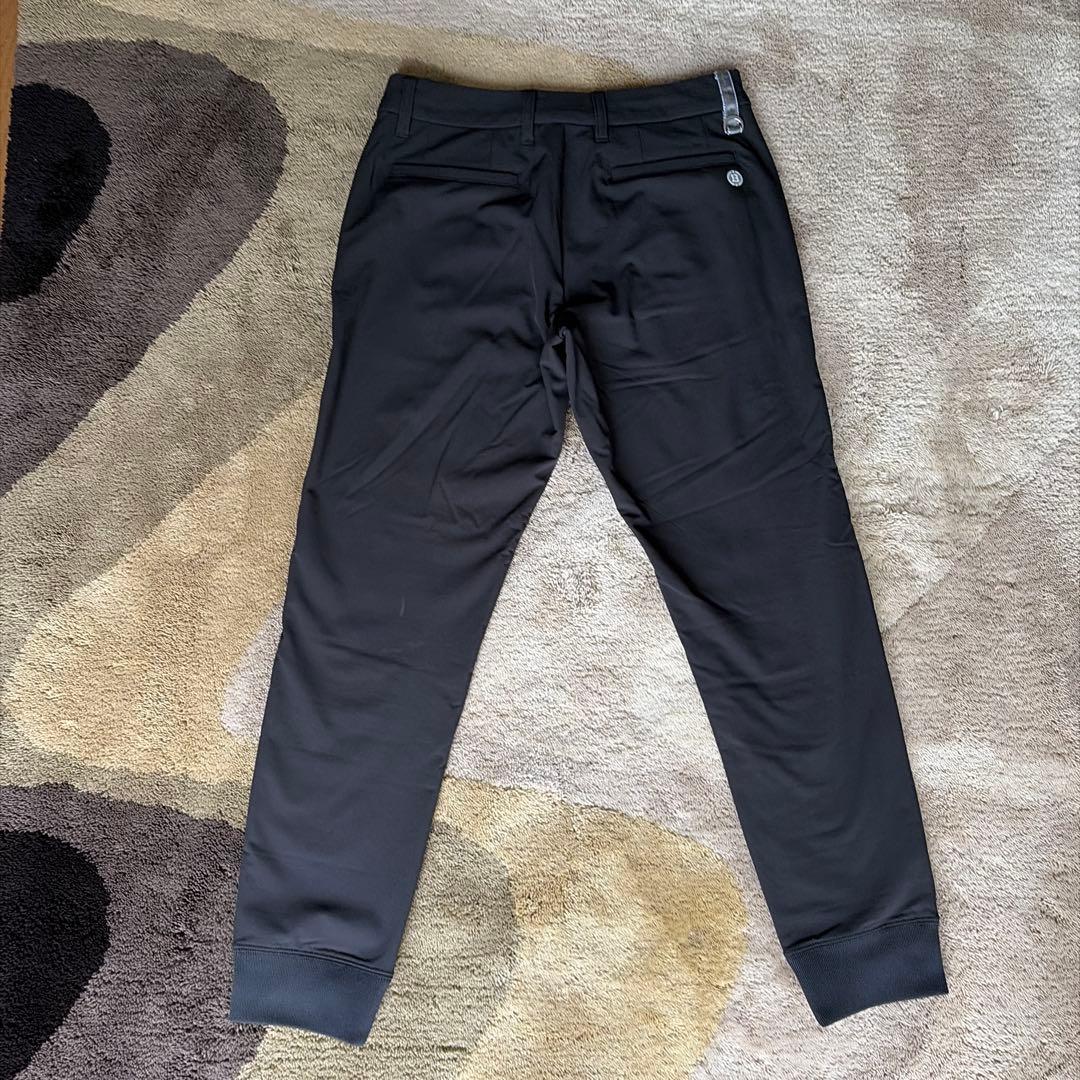 極美品ブリーフィング　ストレッチバックフリースジョガーパンツ　ブラック　S