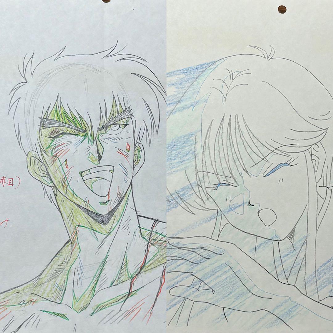 ぬーべー　セル画　直筆原画　レイアウト　ゆきめ