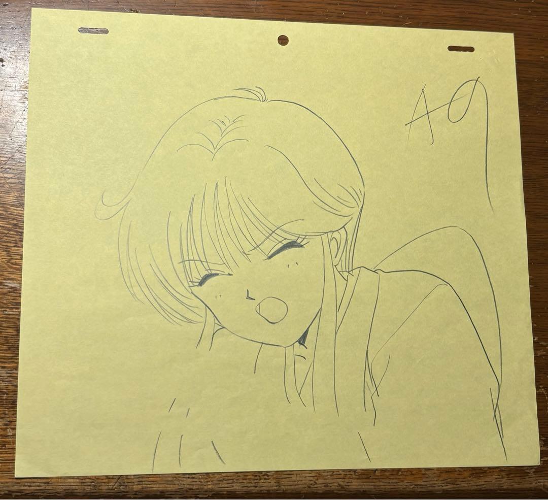 ぬーべー　セル画　直筆原画　レイアウト　ゆきめ