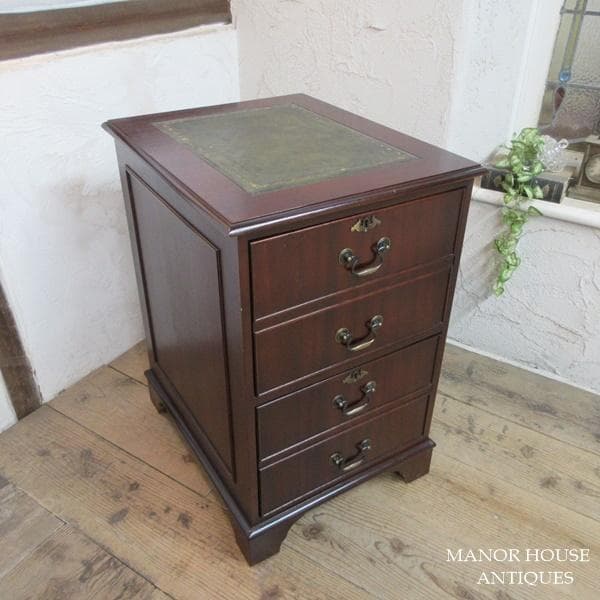 イギリス アンティーク 家具 ファイルキャビネット サイドチェスト 6757d