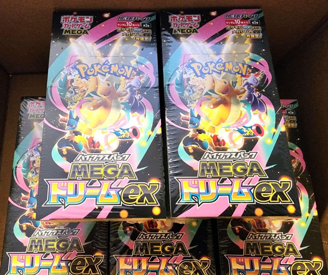 MEGA ドリームEX 5box シュリンク付き ポケモンカードゲーム