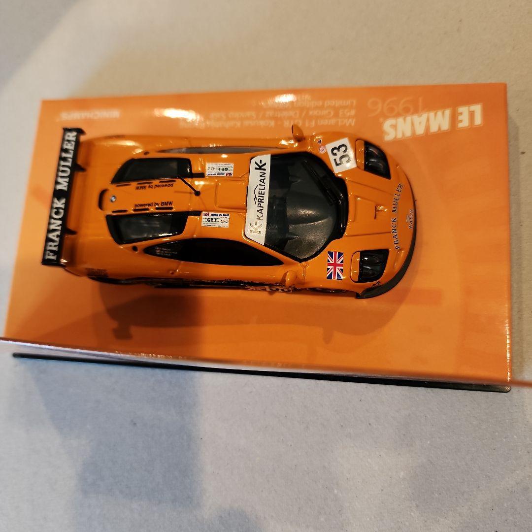 McLaren F1 GTR 1996 ル・マン ミニカー　フランクミュラー