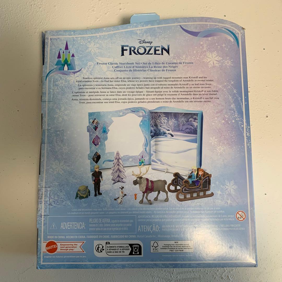 マテル　ディズニー　アナと雪の女王　クラシックストーリーブック　ミニドール