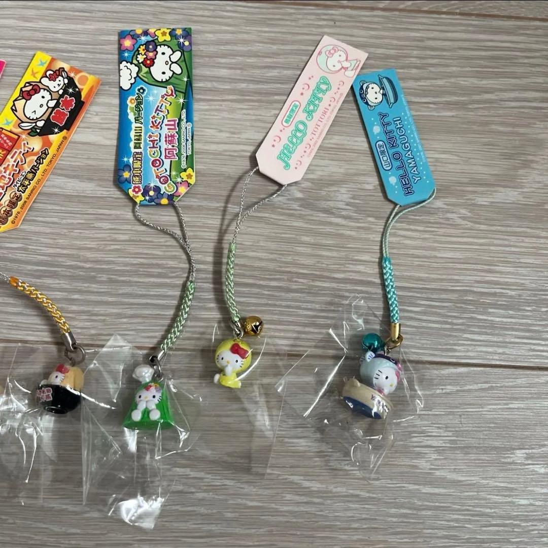 ご当地キティ 根付け ストラップ まとめ売り 11個