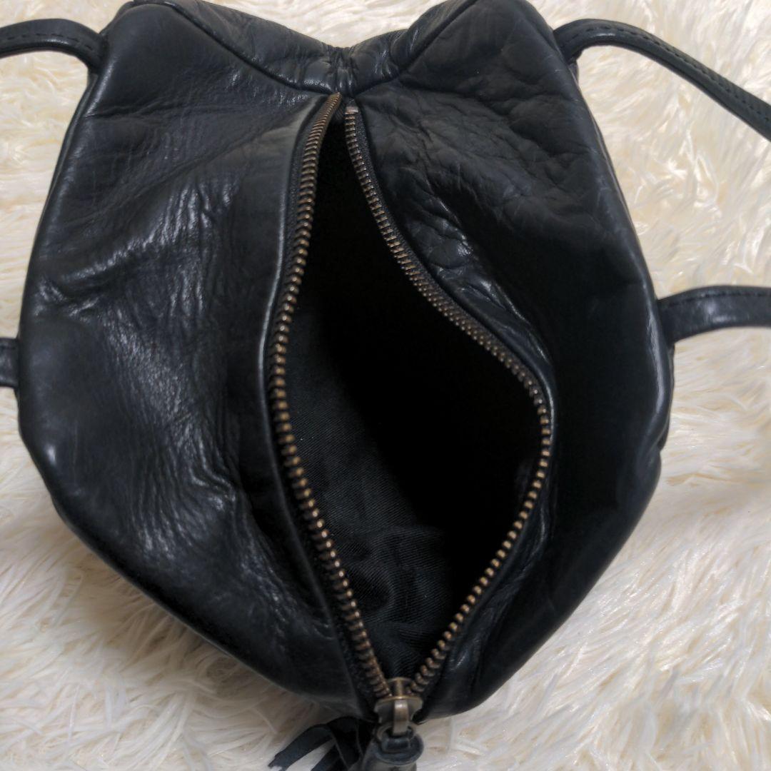 北欧暮らしの道具店 Danser ミニ ハンドバッグ レザー 黒