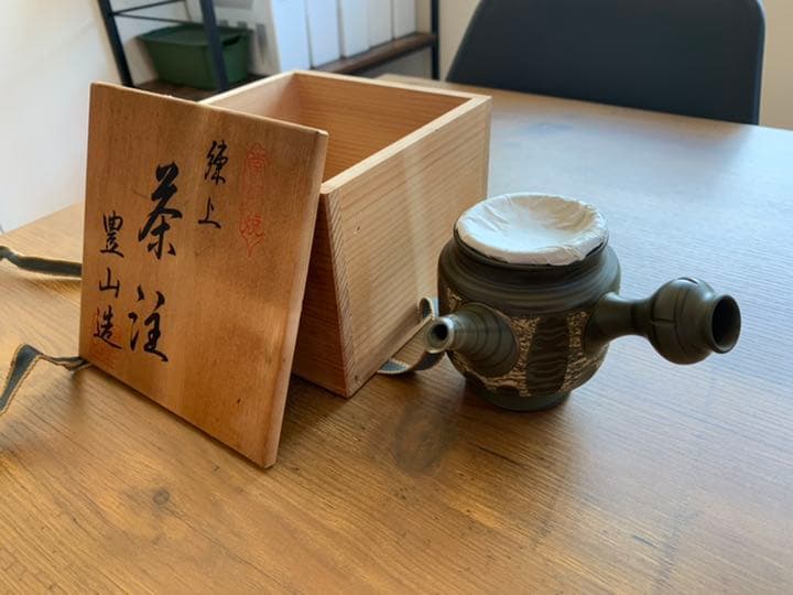 骨董品　茶注　共箱