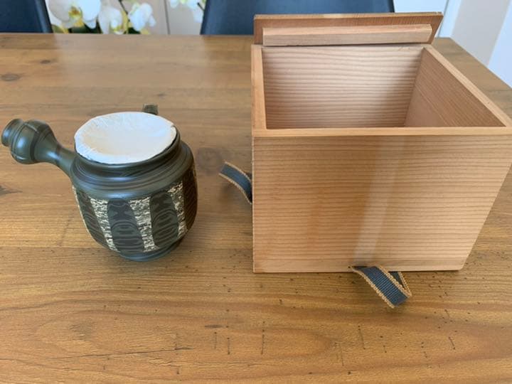 骨董品　茶注　共箱