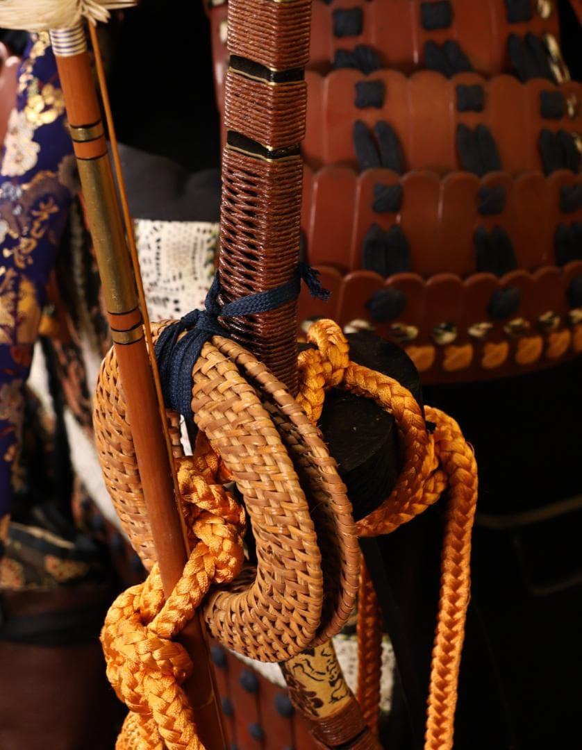 BLACK　BY01　甲冑　具足　着用鎧　龍日輪前立　鎧櫃付き　等身大　現