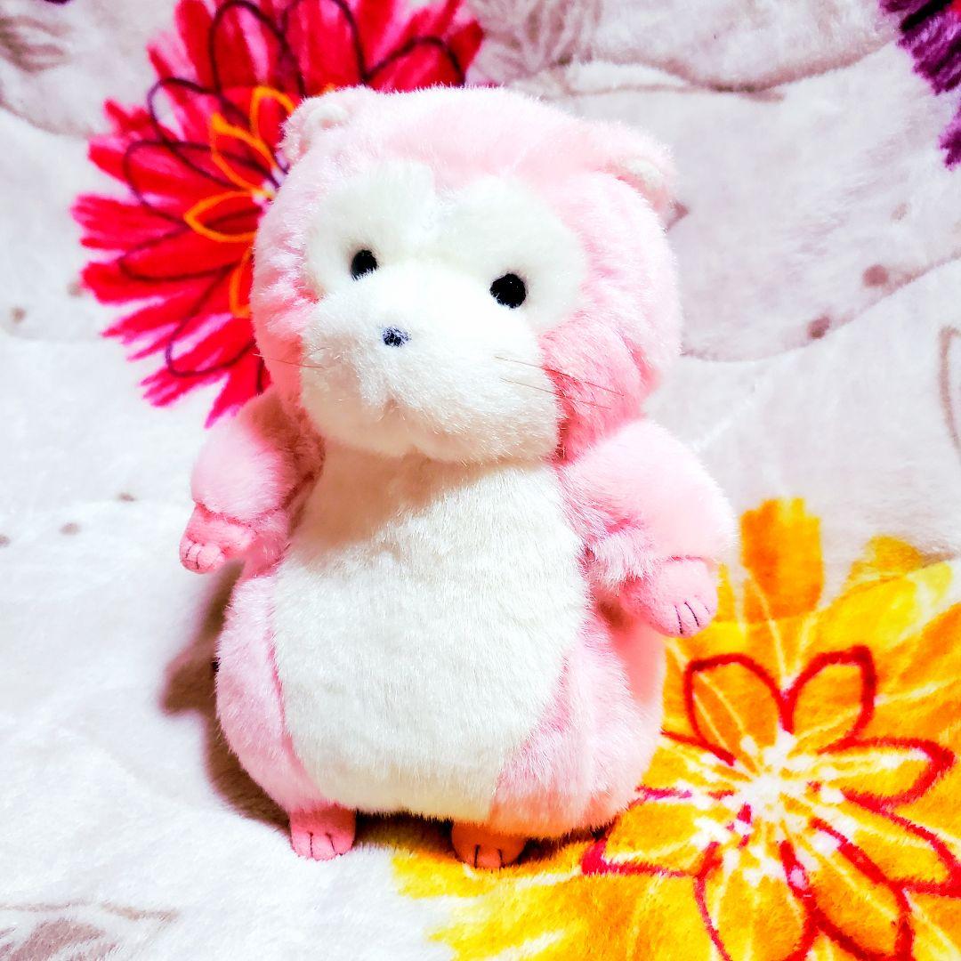 希少 セキグチ あらいぐまラスカル ぬいぐるみ ラスカル 桜色 ピンク レトロ