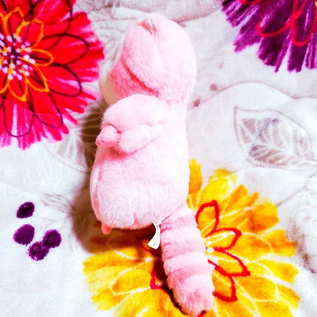 希少 セキグチ あらいぐまラスカル ぬいぐるみ ラスカル 桜色 ピンク レトロ