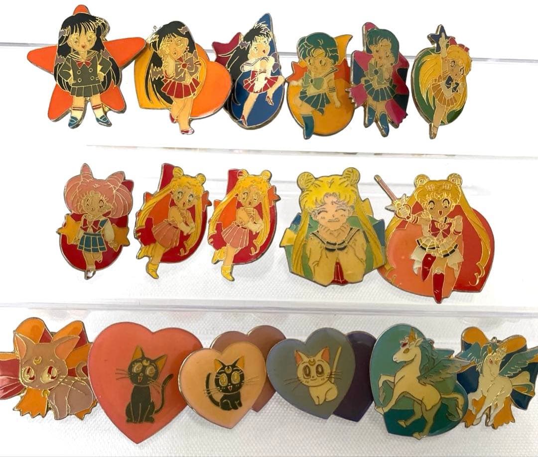 90年代当時物　セーラームーン　レア　ミラクルピンズ　ピンバッチ　　平成レトロ