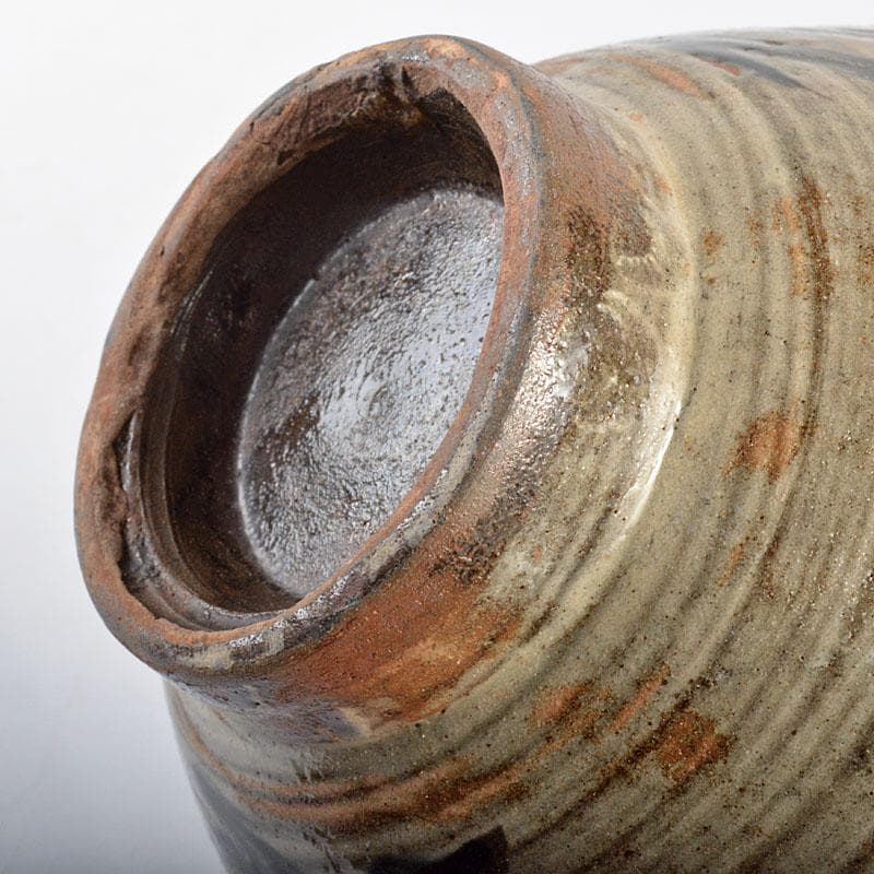 人間国宝　金城次郎　魚文　茶碗　茶道具　D　R4485