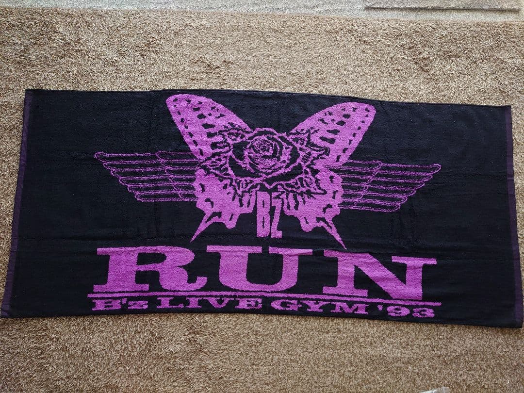 b'z run ツアータオル 稲葉浩志 松本孝弘 ツアーグッズ