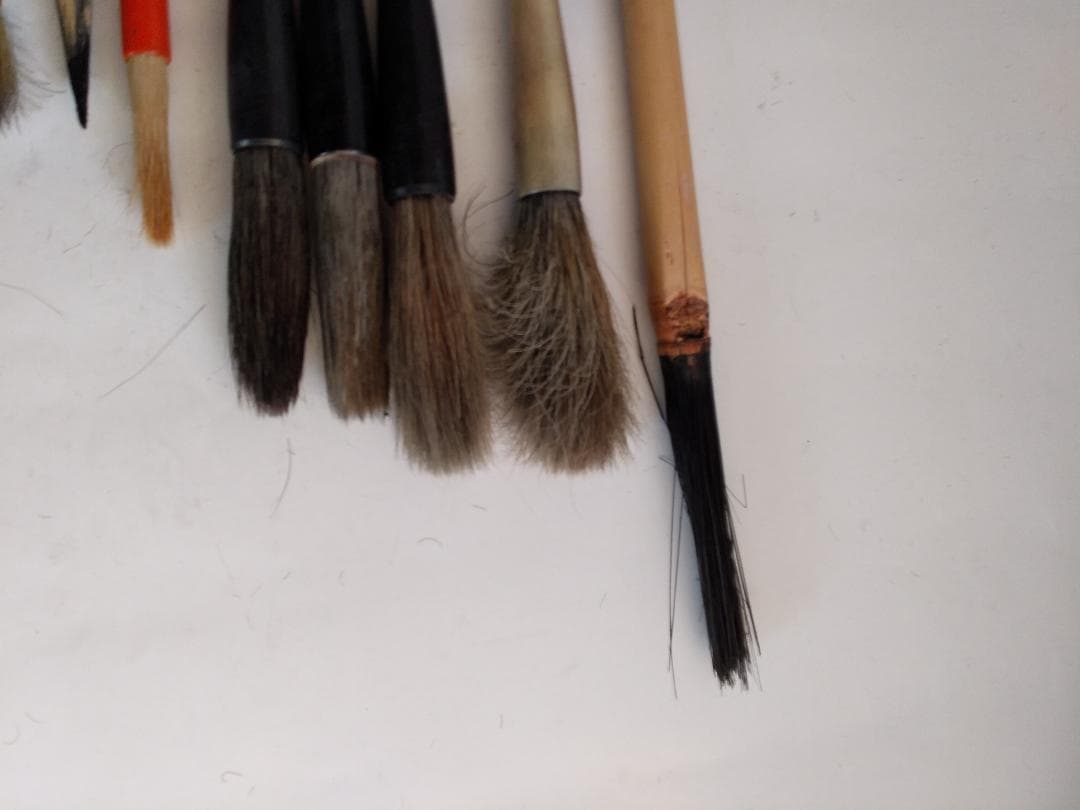 高級書道筆 10本 筆 書道用具 書 書道 セットです③