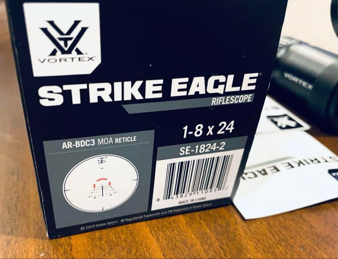Vortex STRIKE EAGLE 1-8X24 SFP ライフル スコープ
