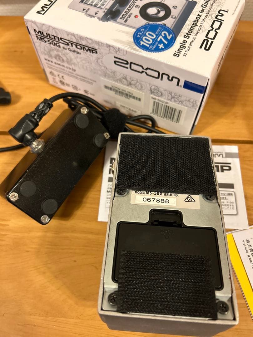 ZOOM MS-50G MOD 外部フットスイッチ&ステレオフォンケーブル付