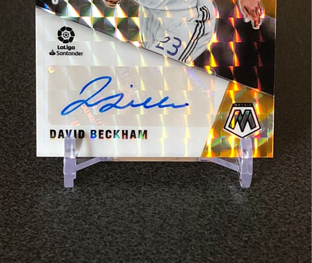 21 PANINI MOSAIC ベッカム直筆サインカード