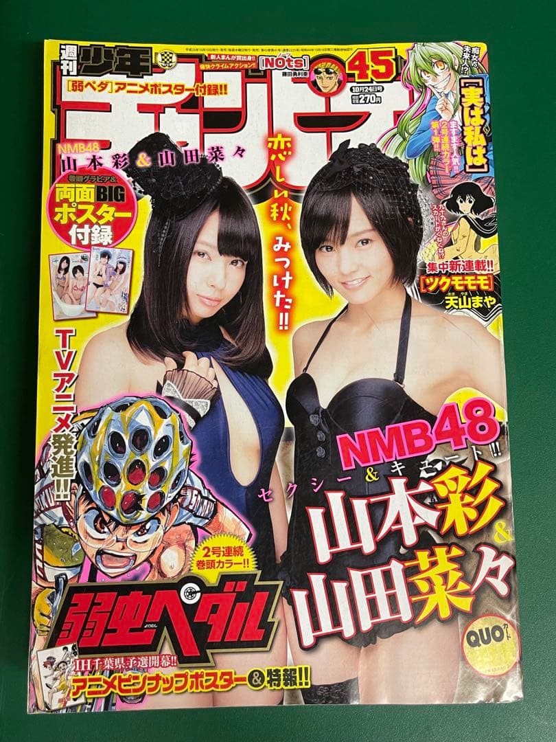 山本彩、山田菜々　直筆サイン入りチェキ、写真　抽プレ　当選通知書&雑誌付き