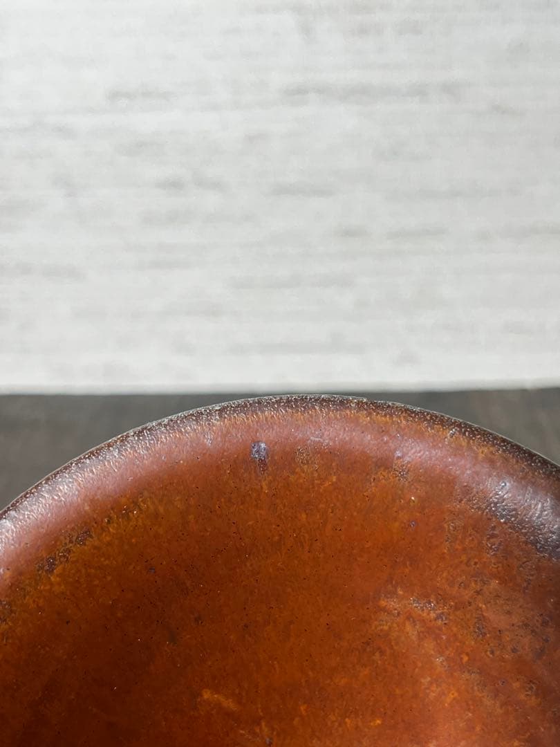 宋　柿釉天目茶碗　宋時代