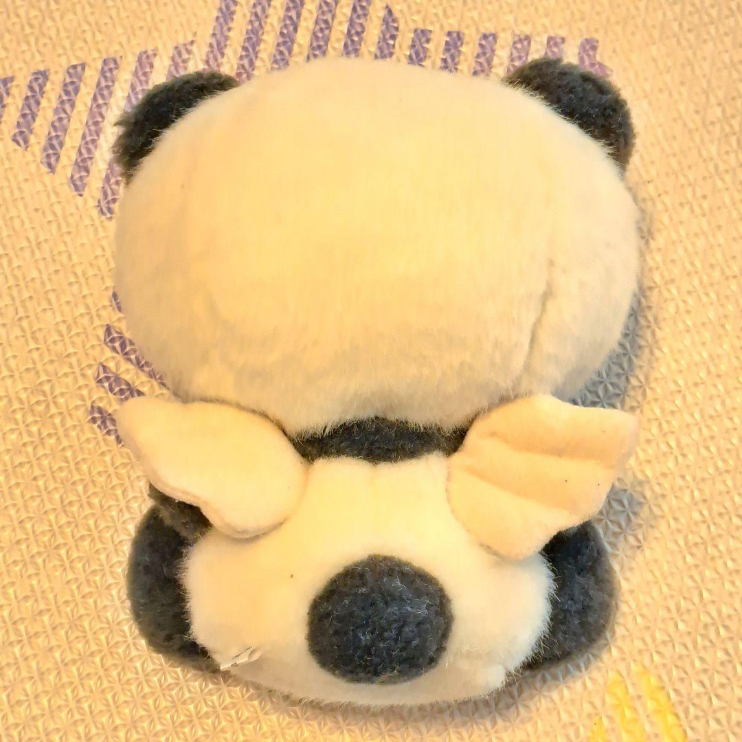 パンシェルズワールド　エンジェルパンダ ぬいぐるみ 本体　天使の羽　平成レトロ