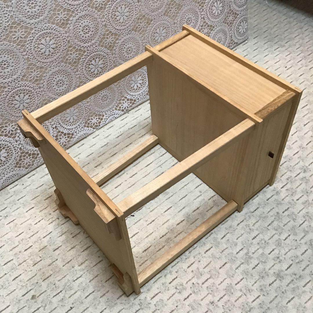 茶道具 棚 江岑棚 縦約325ミリ横約307ミリ 高さ約450ミリS673