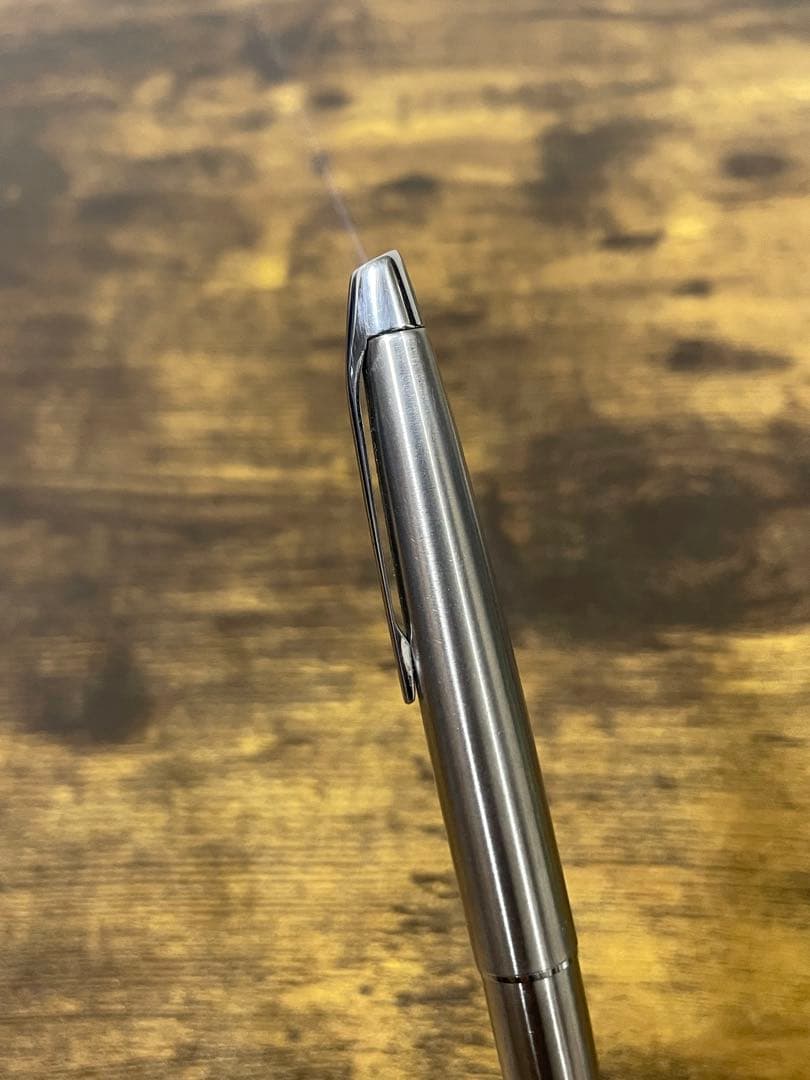 試筆のみ　1975年製　ペン先軸一体型　字幅F　ミュー　万年筆　H1175