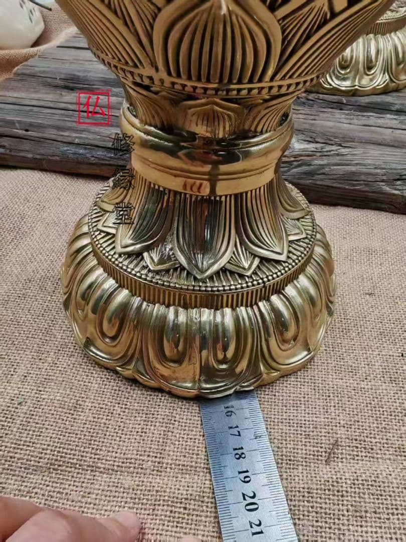 【修縁堂】密教法具 真言宗 法器 花瓶 仏教法具 寺院用仏具