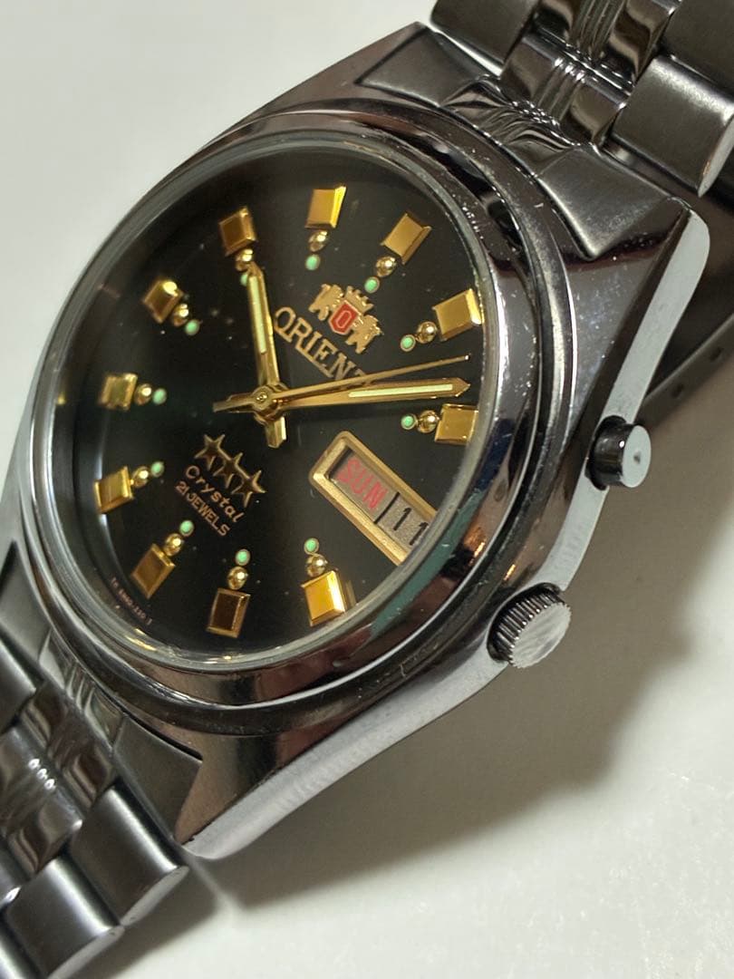 オリエント　スリースター　メンズ腕時計