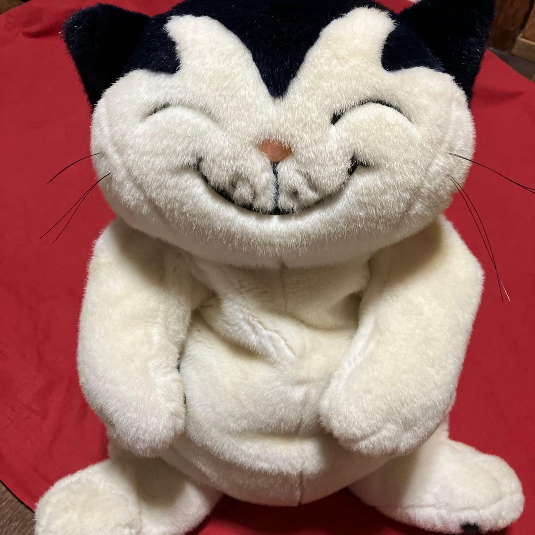 レトロぬいぐるみ　猫のヤーコプぬいぐるみ 大きめぬいぐるみ　猫ぬいぐるみ