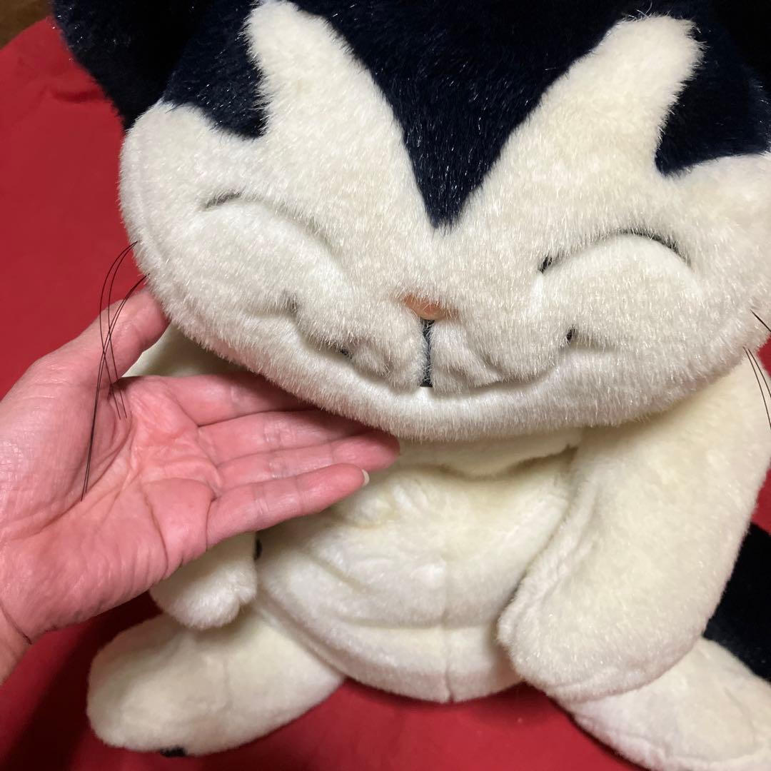 レトロぬいぐるみ　猫のヤーコプぬいぐるみ 大きめぬいぐるみ　猫ぬいぐるみ
