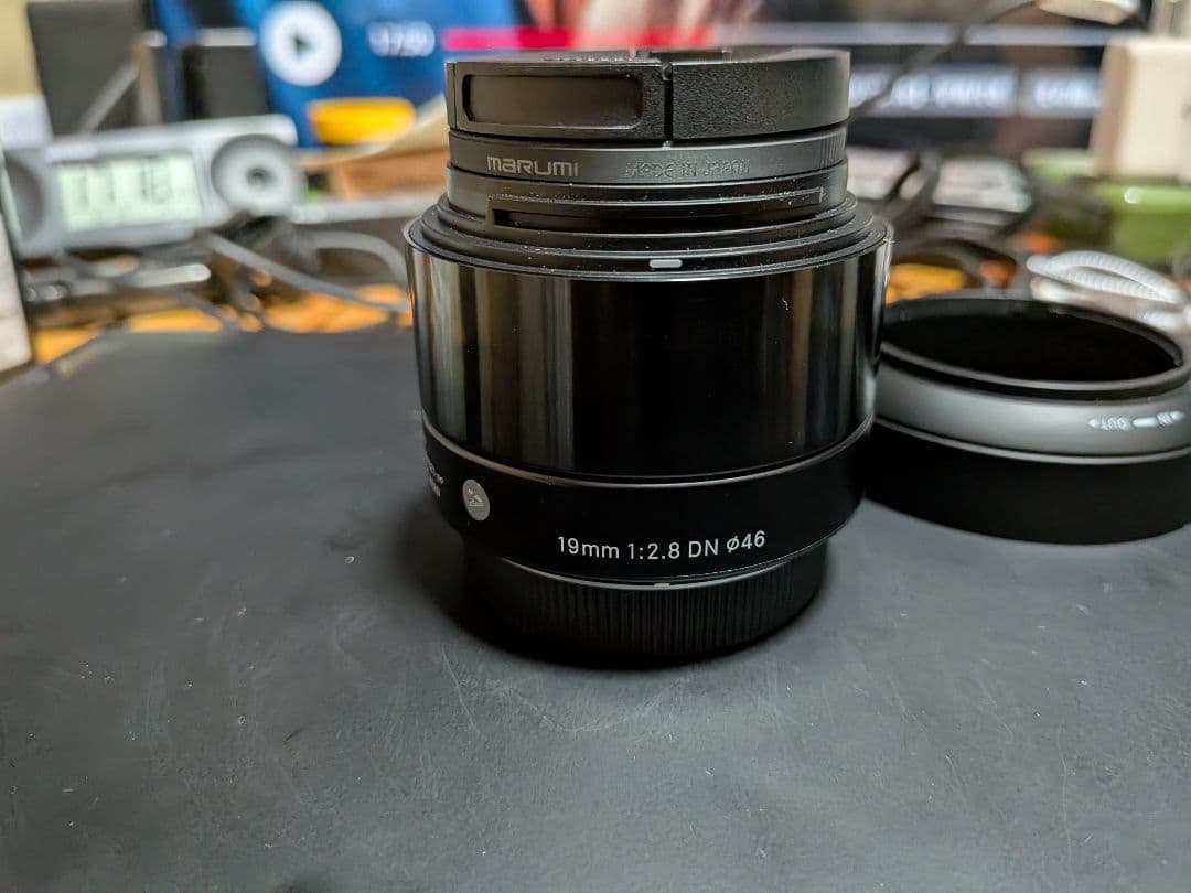 【送料込】SIGMA 19mmF2.8 EX DN マイクロフォーサーズ用レンズ