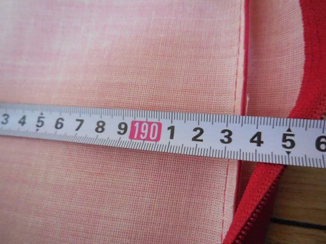 琴 箏 お琴 お箏 ソフトケース ケース カバー 13弦用 195㎝ 赤 手提げ