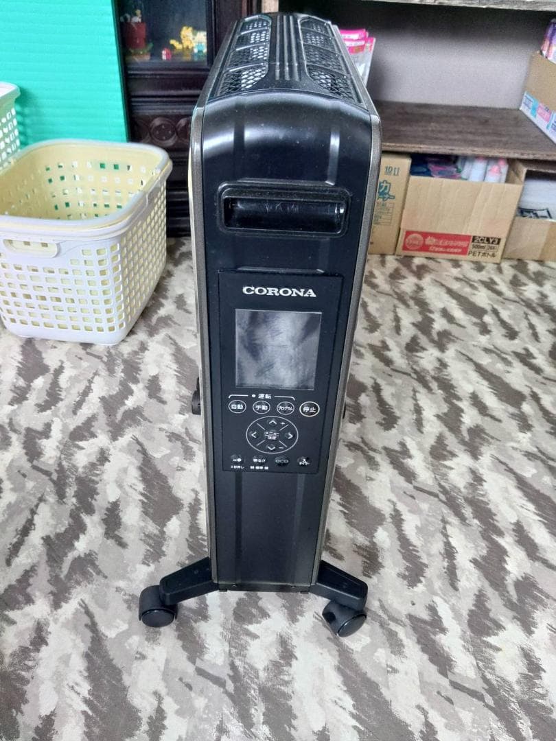 美品 CORONA コロナ オイルレスヒーター DHSー1519 リモコン付