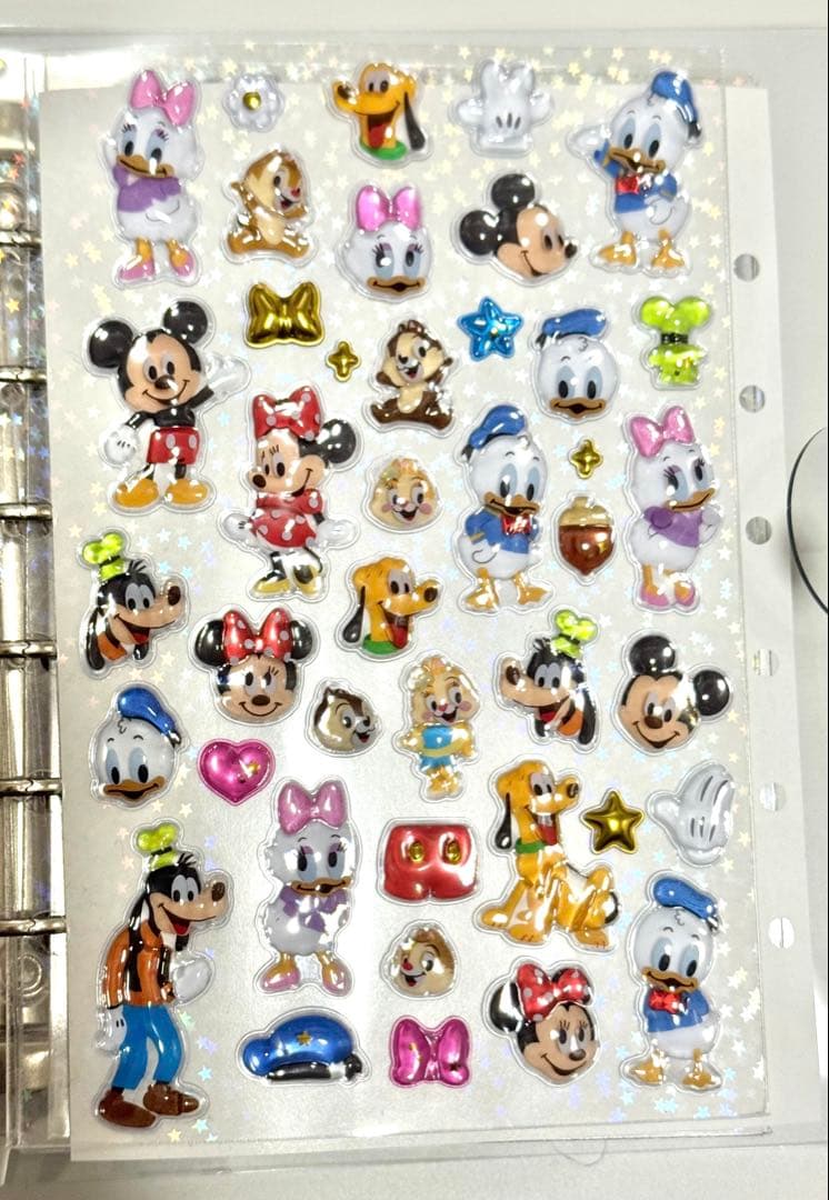 シール帳完成品　ディズニー