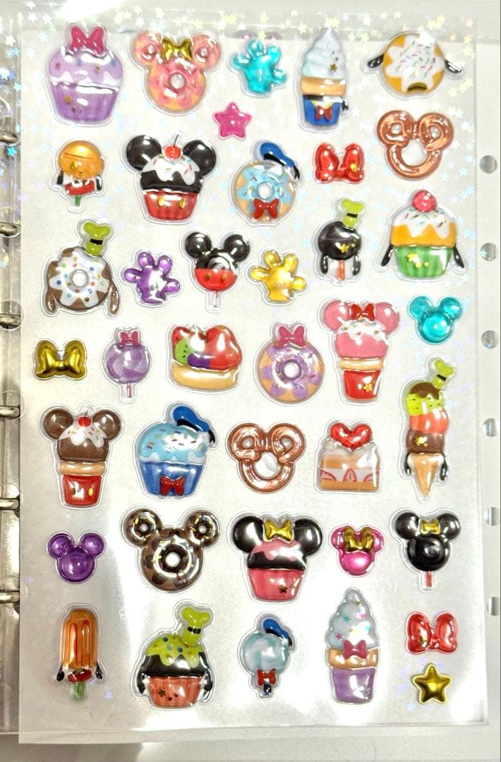 シール帳完成品　ディズニー