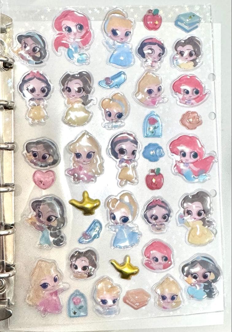 シール帳完成品　ディズニー