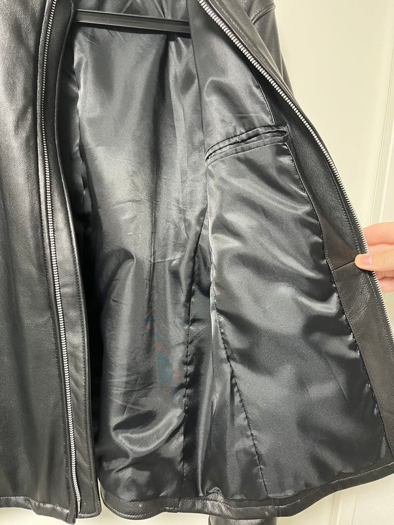 （値下げしてます）BEAUTY & YOUTH ブラックレザージャケット