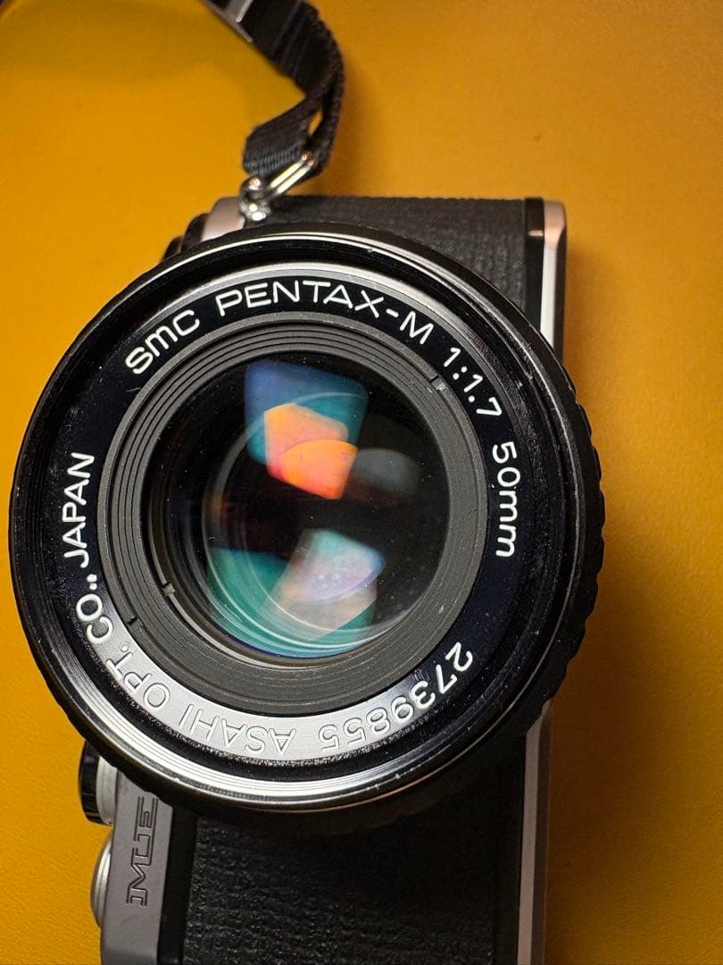 人気機種　Pentax ME フィルムカメラ　50mm F1.7 美品作動