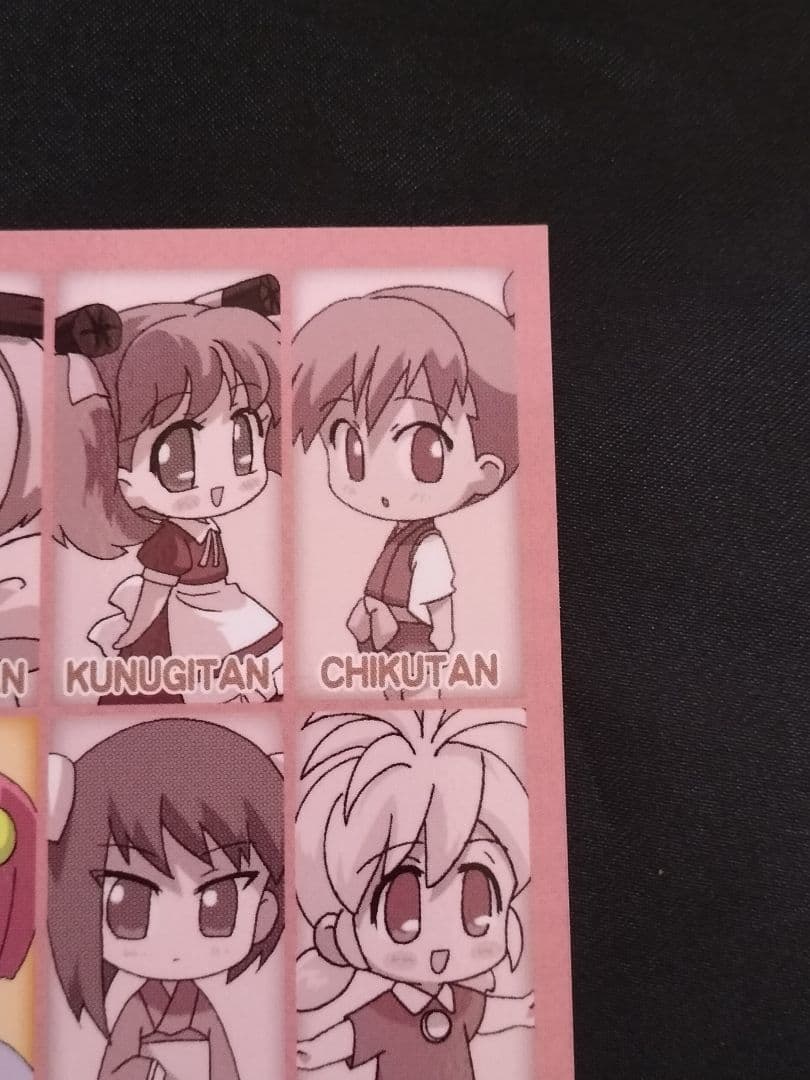 福圓美里　シリアルナンバー入り　直筆サインカード　びんちょうタン　ちくリン