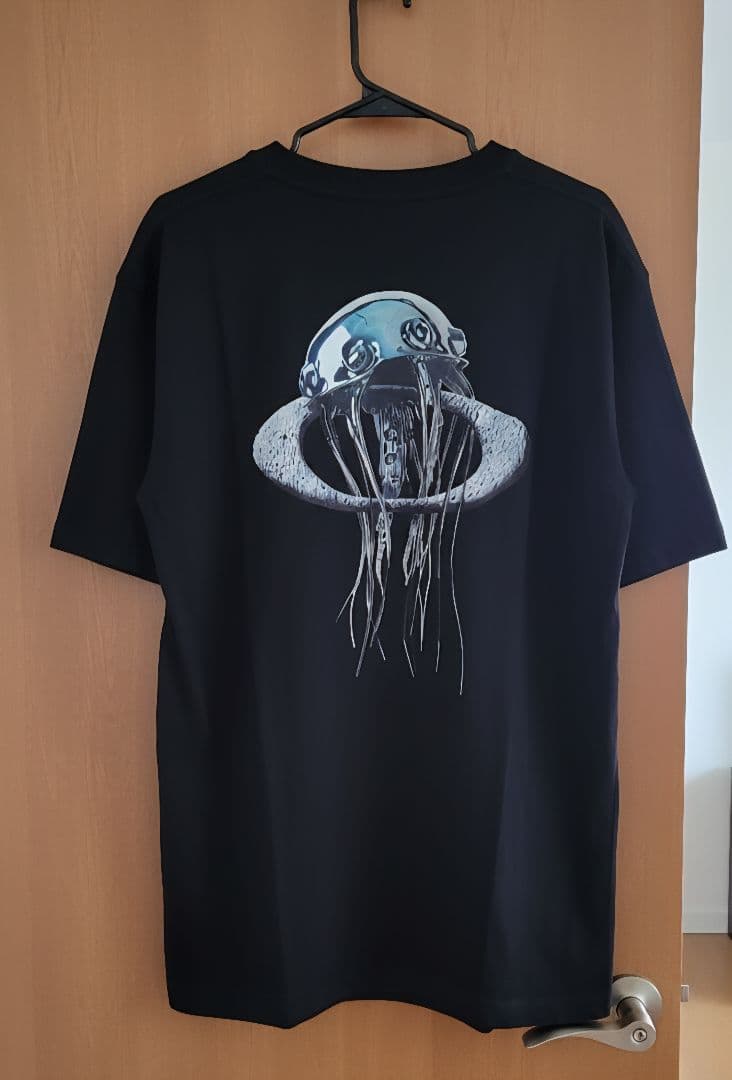 オークリークラゲグラフィック ブラック Tシャツ