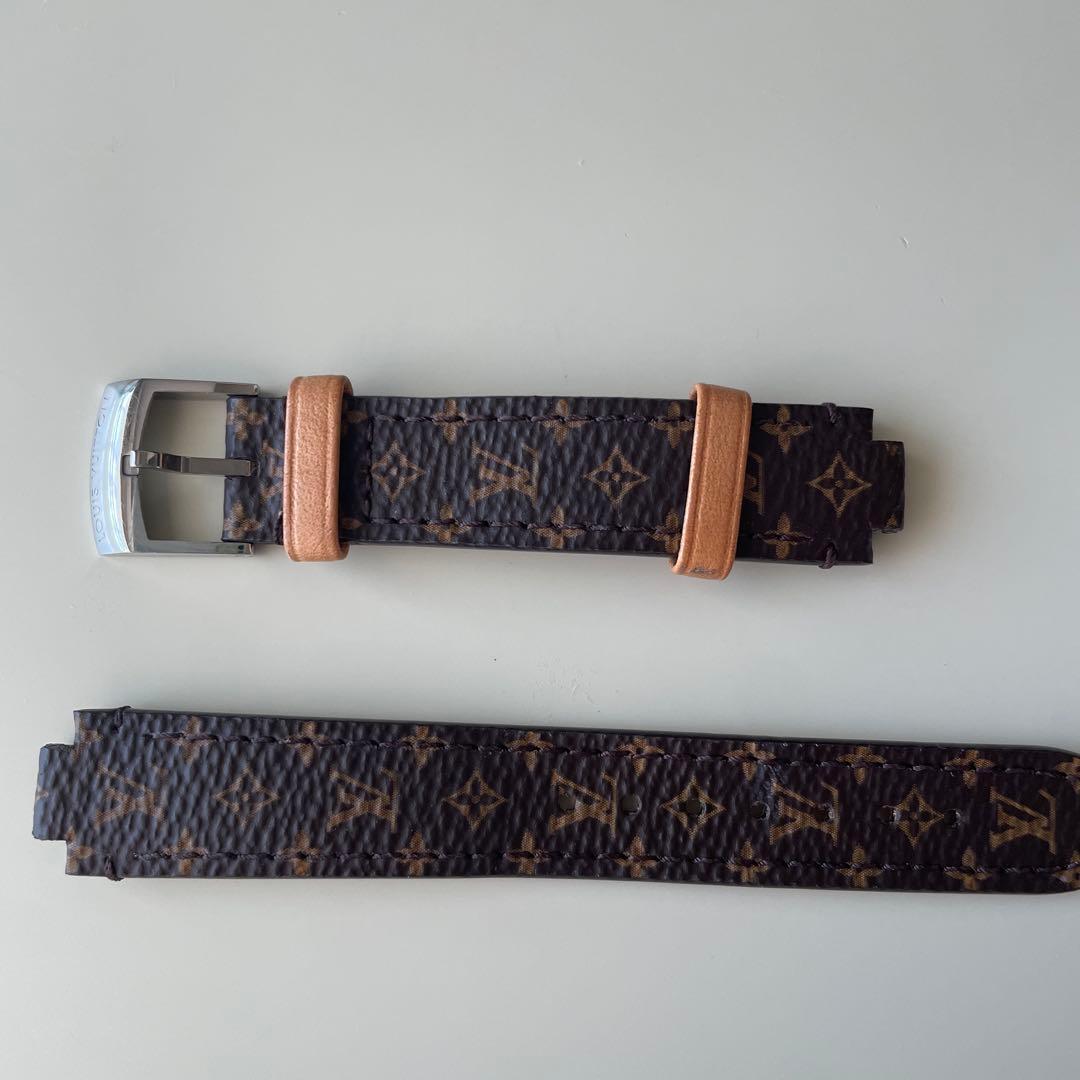 【新品同様】 ルイヴィトン 時計ベルト タンブールナノモノグラム