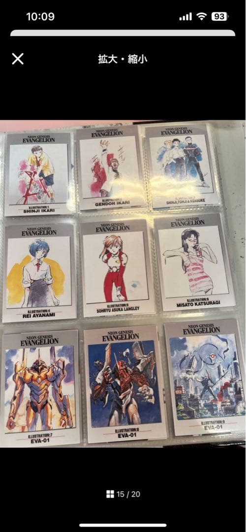 新世紀エヴァンゲリオン 公式バインダー カードダスマスターズ II