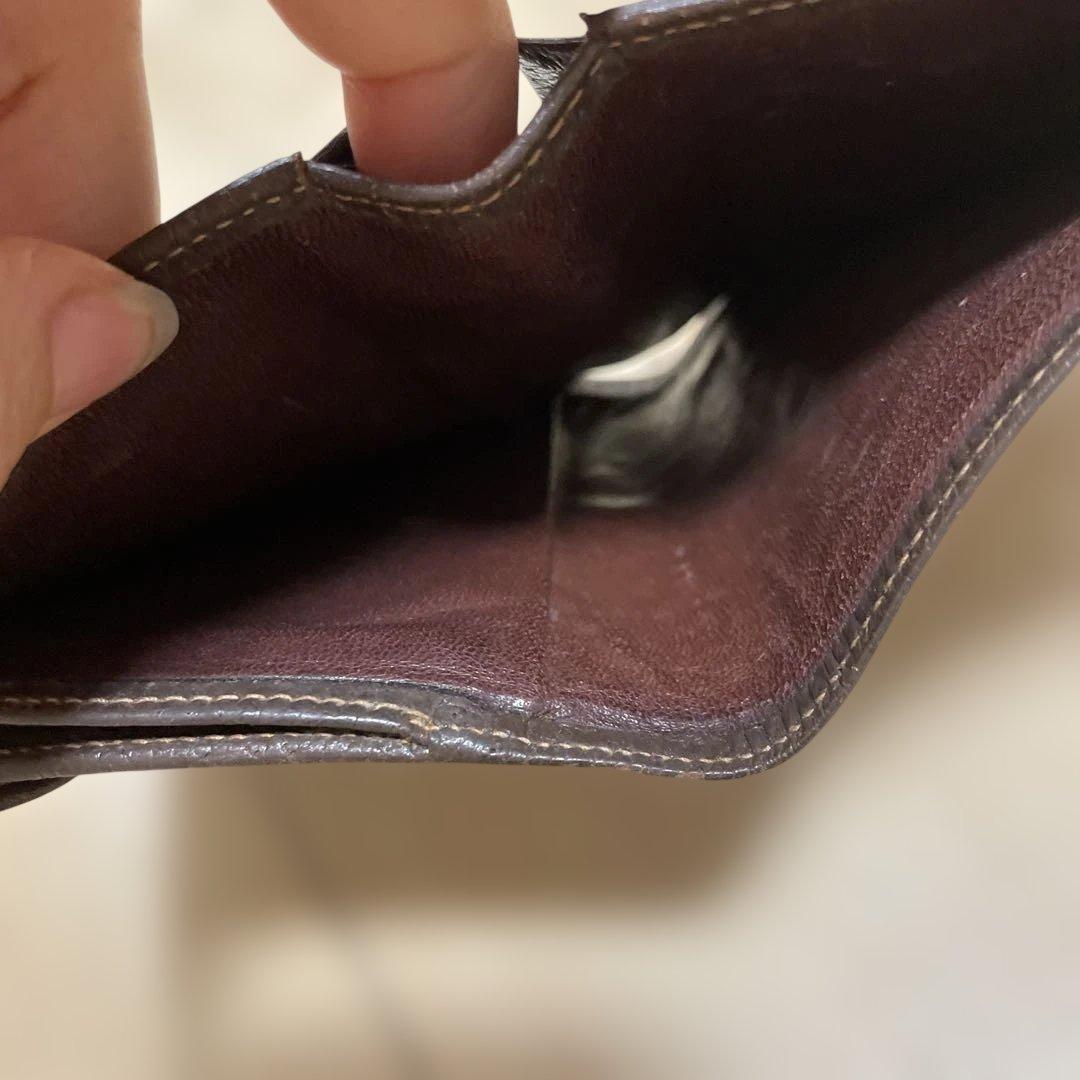 希少 グッチ GUCCI 財布 二つ折 ブラウン