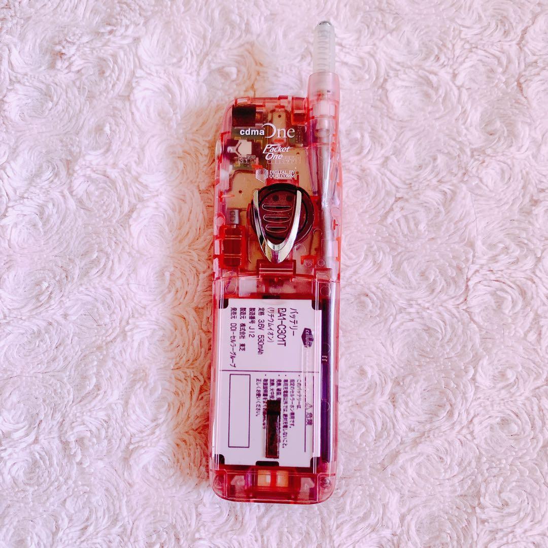 ⭐︎超希少⭐︎ IDO C301T ガラケー スケルトン 実機　平成レトロ